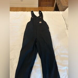 Carhartt WIP Black Bib Overalls
